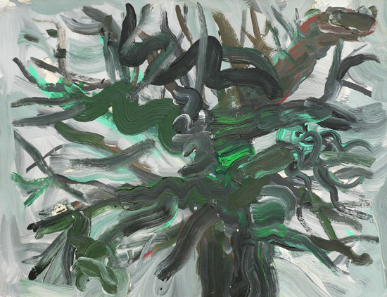 Matthieu Montchamp, sans titre, huile sur papier 2006